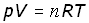 ideal gas equation