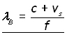 doppler effect derivation -equation #8